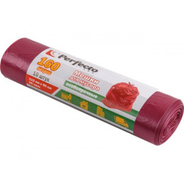 Мешки для мусора особопрочные, 160 л, 10 шт., PERFECTO LINEA