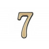 Цифра дверная АЛЛЮР БОЛЬШАЯ пластик "7" золото