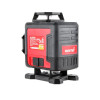 Нивелир лазерный линейный WORTEX LX LL 0340-2 (4х360°, до 25 м, +/- 0.3 мм/м, зеленый)