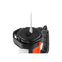 Фонарь светодиодный аккум. 3Вт+3Вт (оранж.) ЮПИТЕР