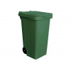 Контейнер для мусора пластик. 120л (зеленый)
