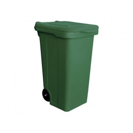 Контейнер для мусора пластик. 120л (зеленый)
