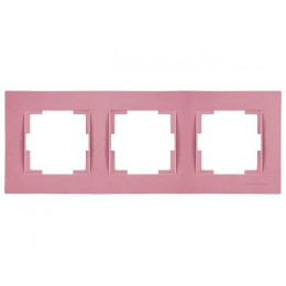 Рамка 3-ая горизонтальная розовая, RITA, MUTLUSAN
