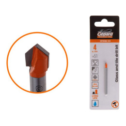 Сверло по кафелю/стеклу  4x51 мм ц/х GEPARD (GP2082-04)