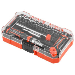 Отвертка реверс. с набором головок и бит 28пр. STARTUL PROFI (ST3095-28)