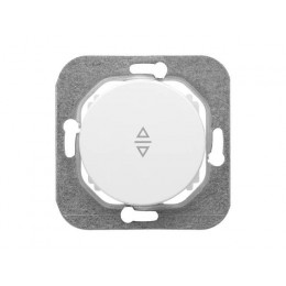 Выключатель 1 клав. проходной (cкрытый, 10А) белый, Прованс, Bylectrica