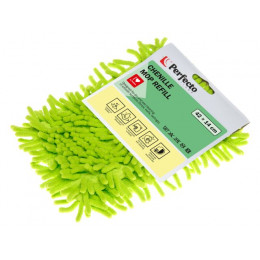 Сменная насадка для швабры из шенилла Solid, зеленая, PERFECTO LINEA