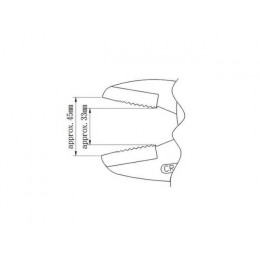 Зажим-плоскогубцы 250мм TOPTUL