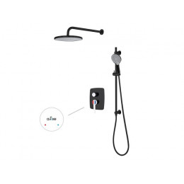 Душевая система (Lt) D35, серия Rose черный + белый, a-five