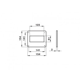 Пластина воздуховода 75 плоских каналов 60х120мм ZERNBERG