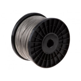 Трос М6 нерж.сталь(А2), DIN 3055 (бухта 250м)