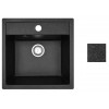 Мойка кухонная из искусственного камня STAR черный 510х505 мм, AV Engineering