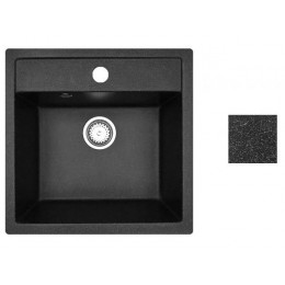 Мойка кухонная из искусственного камня STAR черный 510х505 мм, AV Engineering