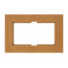 Рамка для 2-ой розетки дуб, RITA, MUTLUSAN