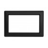 Рамка для 2-ой розетки черная, DARIA, MUTLUSAN