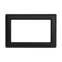 Рамка для 2-ой розетки черная, DARIA, MUTLUSAN