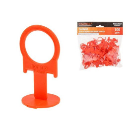 Зажим для укладки каф. плитки 100 шт. STARTUL STANDART (ST4308-100)