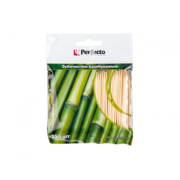 Зубочистки бамбуковые 150 шт, PERFECTO LINEA