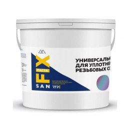Паста уплотнительная, универсальная, 450 мл., ведро, графит, SANFIX
