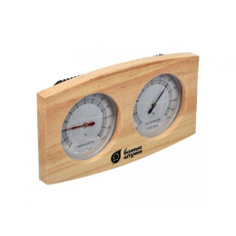 Термометр с гигрометром Банная станция 24,5х13,5х3 см для бани и сауны, "Банные штучки"