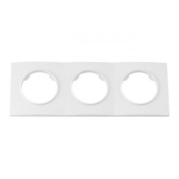 Рамка 3-местная белая, Прованс, Bylectrica