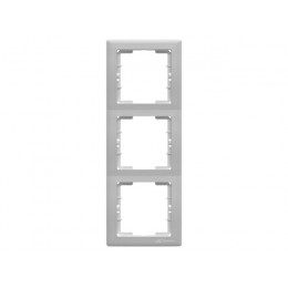 Рамка 3-ая вертикальная белая, DARIA, MUTLUSAN