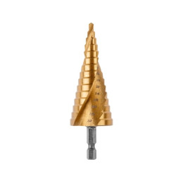 Сверло по металлу ступенчатое 4-32 мм HSS TIN GEPARD
