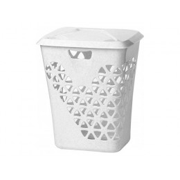 Корзина для белья ВЕНЕЦИЯ 60л (голубой) IDEA