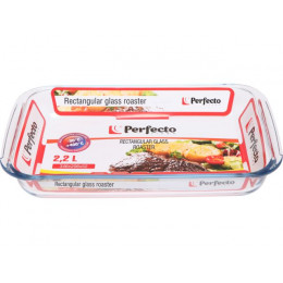 Форма из жаропрочного стекла, 2.2 л, прямоугольная, 345х206х52 мм, PERFECTO LINEA