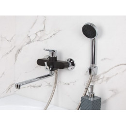 Смеситель для ванны D35-A, серия 280 черный, ECONOCE