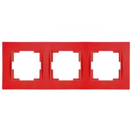 Рамка 3-ая горизонтальная красная, RITA, MUTLUSAN