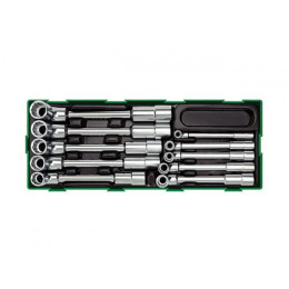 Набор-сет ключей торцевых 10предм. TOPTUL