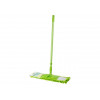 Швабра для пола с насадкой из шенилла Solid, зеленая, PERFECTO LINEA