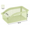 Корзинка 26х15х12 см, KLINKO, зеленая, PERFECTO LINEA