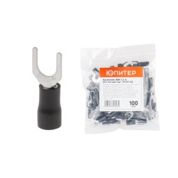Наконечник НВИ 2,5-6 вилка  (2,5 - 4,0 мм2) (100 шт) Юпитер