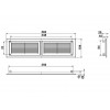 Решетка вентиляционная Long 38/2 w/n ZERNBERG
