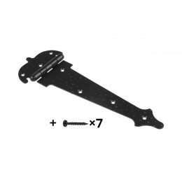 Петля-стрела 250 мм фигурная, черн.мат. STARFIX