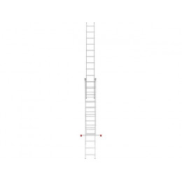 Лестница алюм. 3-х секц. 299/787/316см 3х12 ступ., 18,0кг PRO STARTUL (ST9942-12)