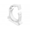 Клипса (опора) ПП c фиксатором 25мм, бел. РТП