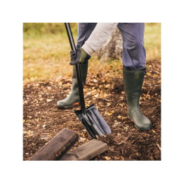 Лопата штыковая с удлиненным лезвием и удлин ручкой FISKARS