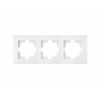 Рамка 3-местная белая, Стиль новый, Bylectrica