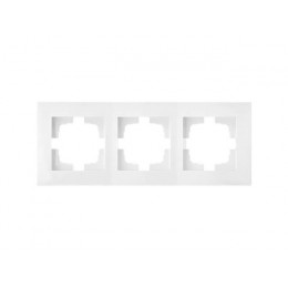 Рамка 3-местная белая, Стиль новый, Bylectrica