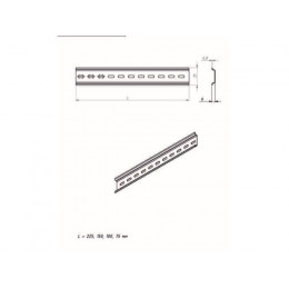 DIN-рейка (7,5см) оцинкованная Юпитер