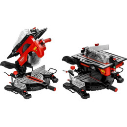 Торцовочная пила комбинированная WORTEX MS 2520-2 LMB в кор. 2000 Вт, 255 мм, глуб. 78 мм,  стол 60