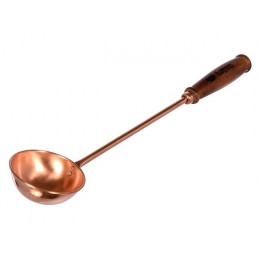 Ковш из меди, 45 см, "Банные штучки"