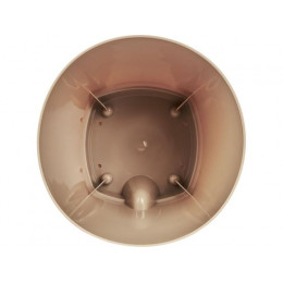 Горшок для цветов с прикорневым поливом, 2,5 л., Amsterdam, молочный шоколад, InGreen