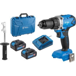 Аккум. дрель-шуруповерт BULL SR 1802 в чем. XLTpro БЕСЩЕТ., 18 В, 80 Н*м, 2*4 А*ч, БЗП 13 мм
