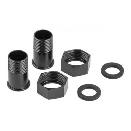 Комплект гаек для циркуляционного насоса 1/2" черный