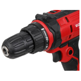 Дрель-шуруповерт WORTEX DR 1025-1 D в кор. 300 Вт, 50 Нм, 2 скор., быстрозажимной патрон: 10 мм