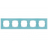 Рамка 5-ая горизонтальная синяя, RITA, MUTLUSAN